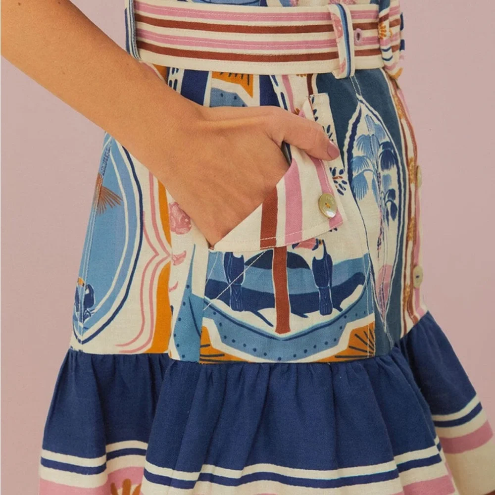 FARM Rio Multicolor Patterned Dress - Picture 4 of 5